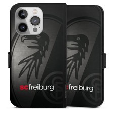 Klapphülle für Apple iPhone 14 Pro Metallic Look Offizielles Lizenzprodukt SC Fr