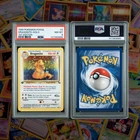 1999 Pokemon Fossil Dragonite Holo 1st Edition 4/62 PSA 8