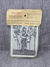 Valiant Miniatures Captain Myles Standish Metal Figure New Sealed
