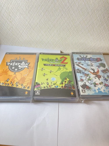 Patapon 1 2 3 psp set from Japan