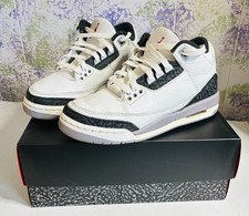Nike Air Jordan 3 Retro Cement Grey Size 6.5Y...
