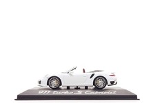 Minichamps 1:43 Porsche 911 Turbo S Cabriolet (991) in White (Dealer Edition)