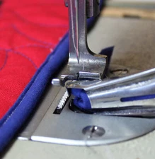 Making Mask ? - Our 30 mm Pro Binding set complete w/ Folder, foot & feed,