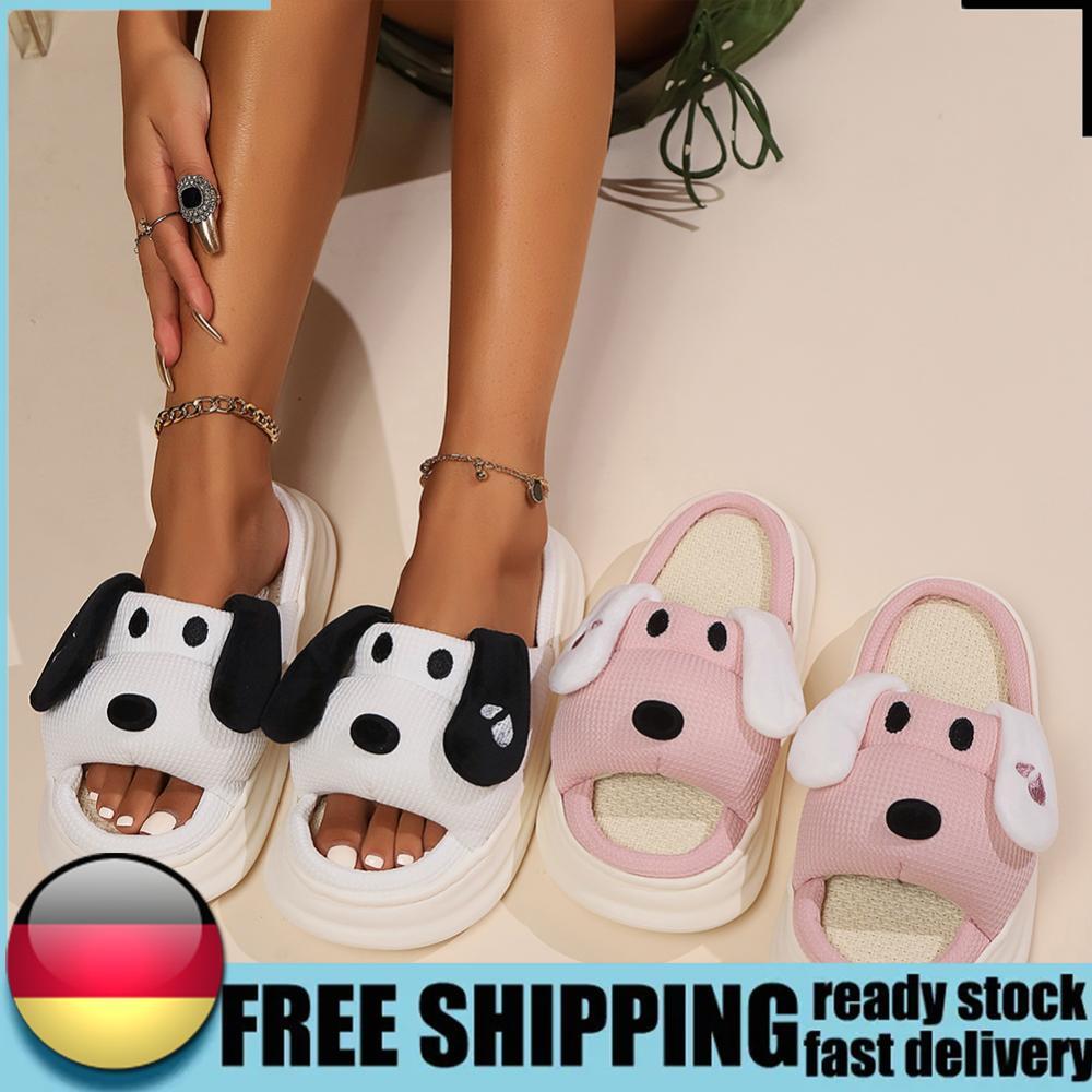 APL Pantofole da donna utili in peluche cucciolo simpatiche pantofole per cani antiscivolo per interno esterno