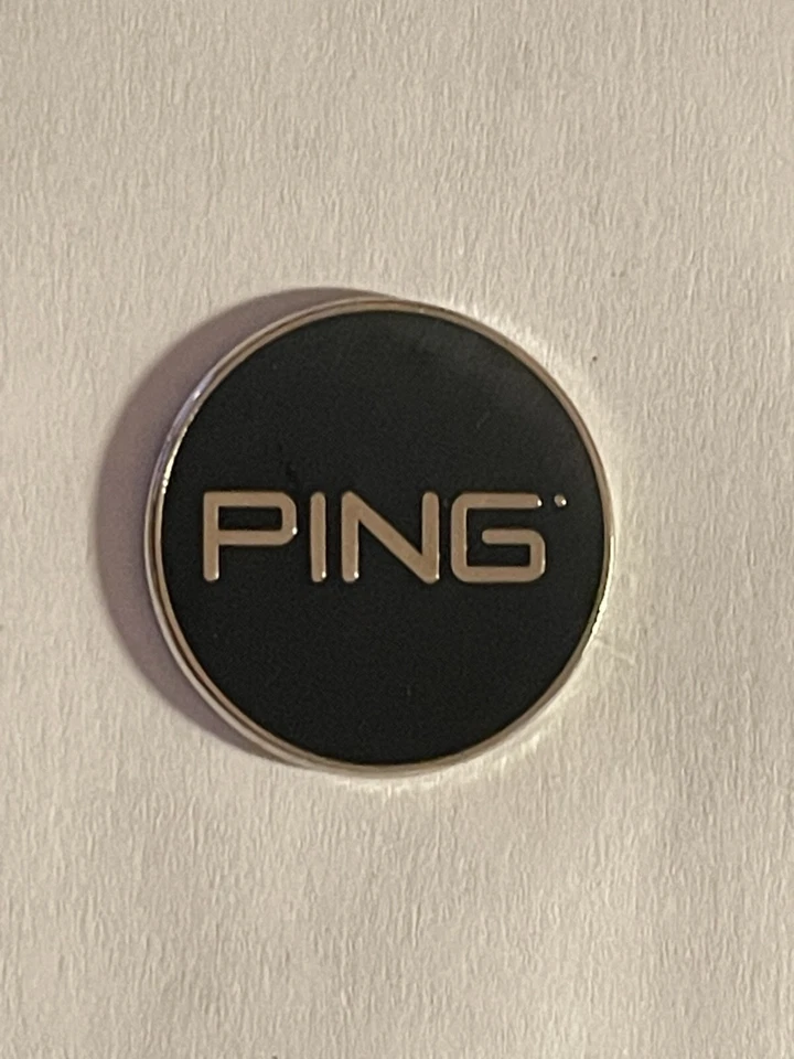 Herramienta Divot Crosshairs y marcador de golf estilo moneda plana Karsten PING 1" - ¡Una belleza! Foto 3 de 3