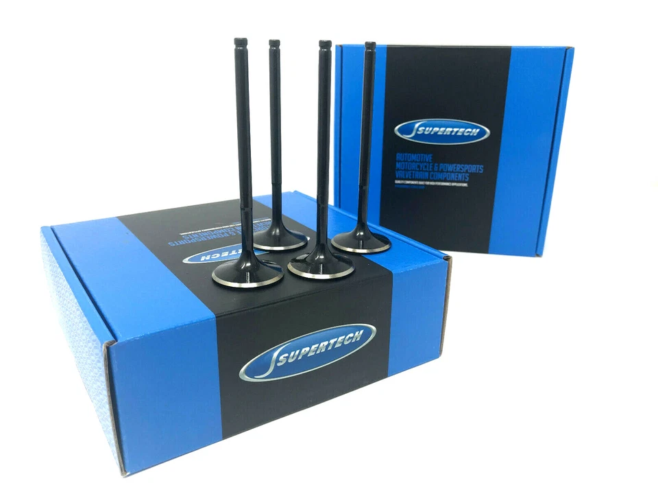 Válvulas Supertech Budget tamaño STD Honda Acura B16A B18C DOHC VTEC B-Series GSR Foto 2 de 4