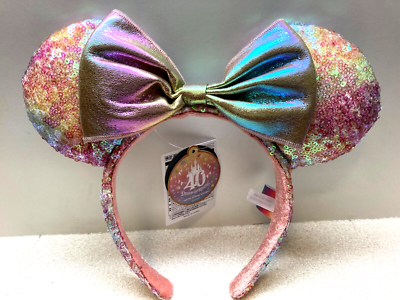 Tokyo Disney 40th Anniversary Ears ?40th Anniversary Ears and Shoulder Bag! The new black  main image 3