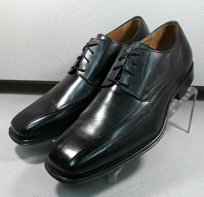 タケ 206461 PF50 Men's Shoes Size 8 M Black Leather Lace Up Johnston