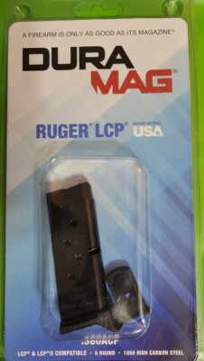 DuraMag Ruger LCP I & LCP 2 380acp 6 round Magazine 6rd Mag #6X38141205RCPD -NEW