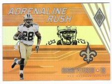 Adrian Peterson 2017 Phoenix Adrenaline Rush Orange #AR-4 /49 Saints Parallel SP