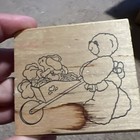 Stamp Bear with Wheel Barrel By Stamp Affair  — photo 1