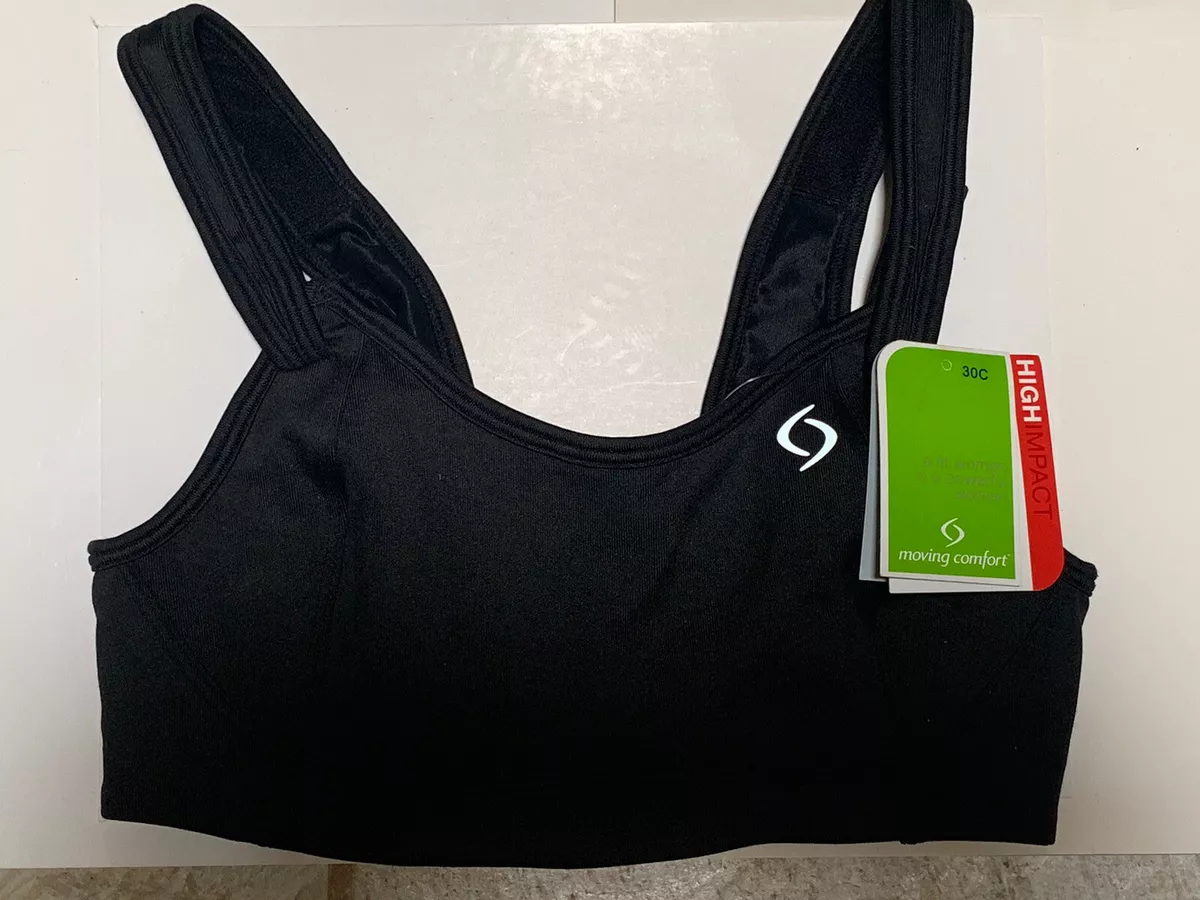 NWT Brooks Moving Comfort Fiona Sport Bra Size 30C High Impact