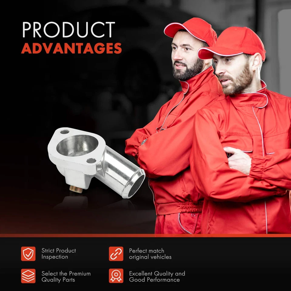 Termostato de refrigerante del motor carcasa salida de agua para Chevrolet Blazer C10 Suburban Foto 4 de 4