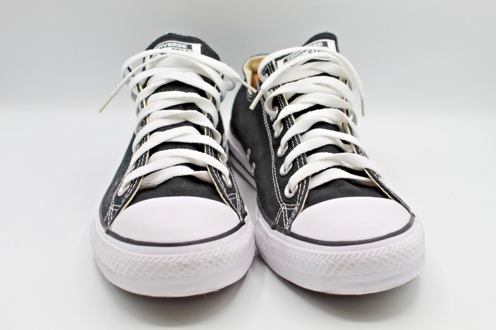 Converse Chuck Taylor All Star Unisex Low Top Black Canvas Sneakers No Box