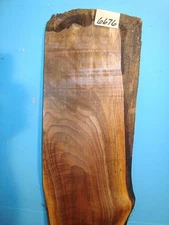 # 6676 Black Walnut Live Edge Slab lumber craft wood 58"L 9 "W 15/16"T