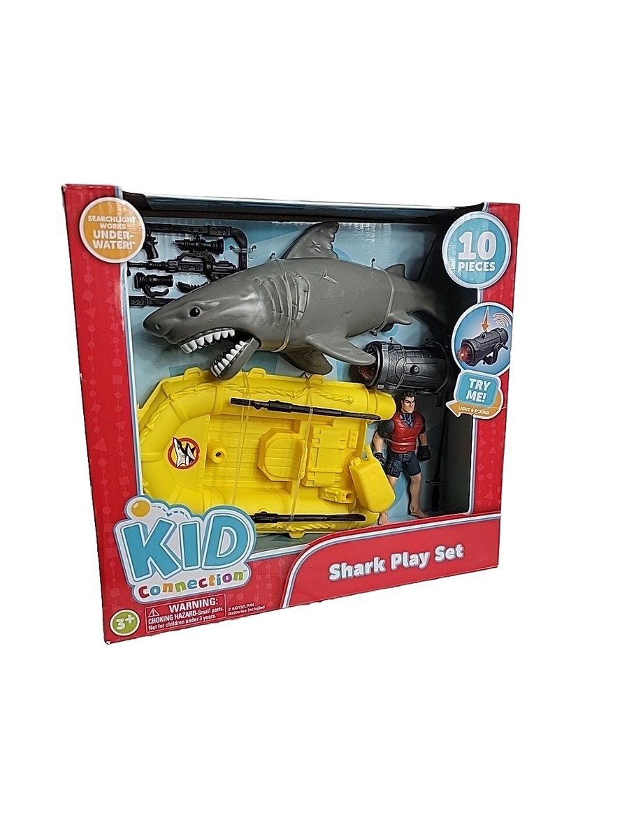 Kid Connection Shark Play Set, 10 Pieces NEW!