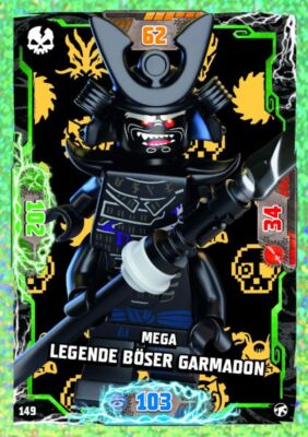 Karte 149 Mega Legende Böser Garmadon LEGO Ninjago Serie NEXT LEVEL 