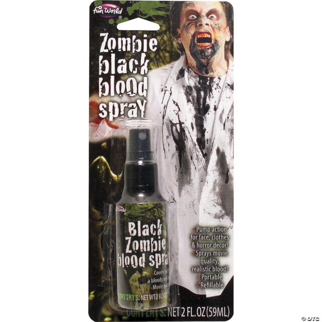 2oz Black Zombie Blood Spray