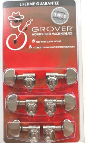 Grover RotoMatics Machine Heads 102-18N Nickel 3 and 3 Lifetime Warranty - Picture 1 of 7