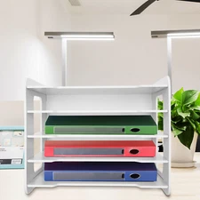 5 Tiers Stackable File Organizer Tray Desk Desktop Paper Document Tray Holder