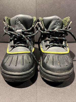 Nike Woodside 2 High ACG Toddler Boots Black Dark Gray Volt  display picture 3