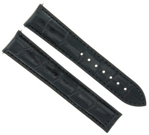 mm Genuine Leather Watch Strap Band Deployment Clasp For Zenith Watch Black Ebay