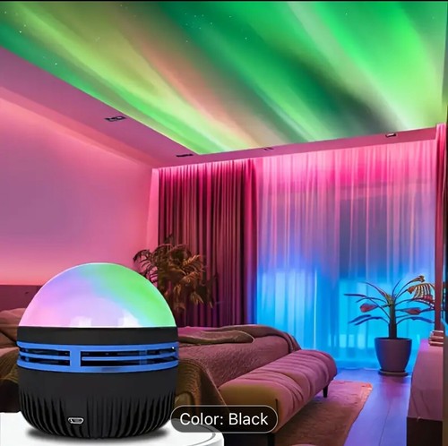 Northern Lights Galaxy Projection Lamp Aurora Star Projector Night Light Gift - Picture 5 of 8