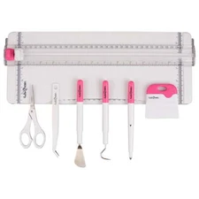 Hello Hobby New, Regular Size, Craft Vinyl Die-Cutting Accessory Tool Kit, Pink