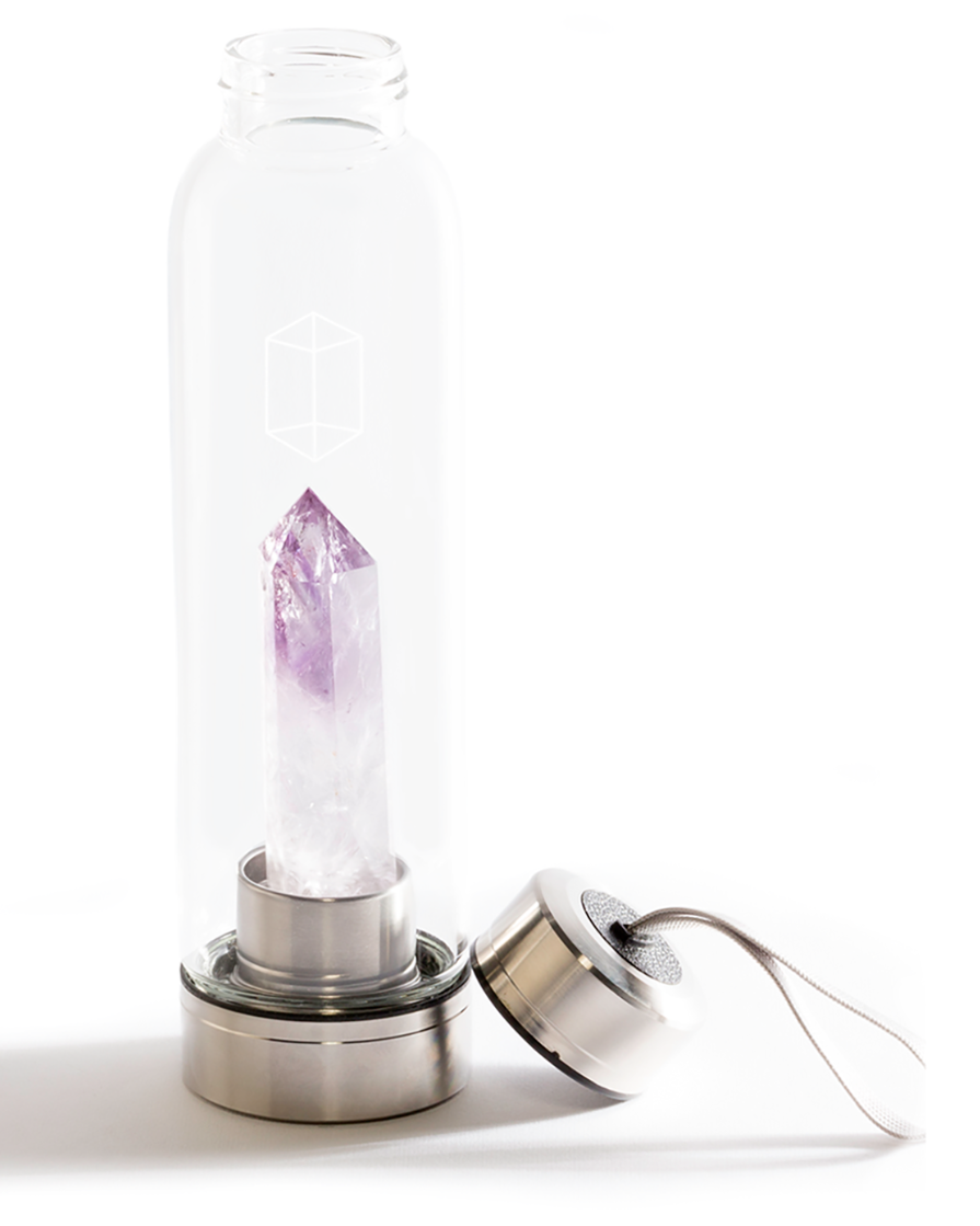 Glacce Original Crystal Elixir Water Bottle Amethyst 18 oz Glacce Original Crystal Elixir Water Bottle Amethyst 18 oz