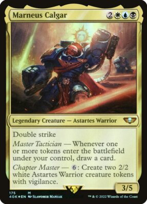 1x Marneus Calgar *FOIL* - NM - Warhammer 40,000 - SPARROW MAGIC mtg