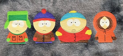 HUF x SOUTH PARK L/S TEE - M - STAN CARTMAN KENNY & KYLE - TIE DYE T-SHIRT