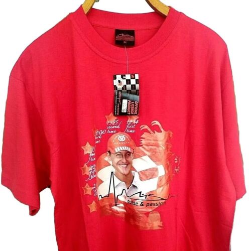 Michael Schumacher  T-shirt Pulse & Passion Red SIZE XL - Picture 1 of 12