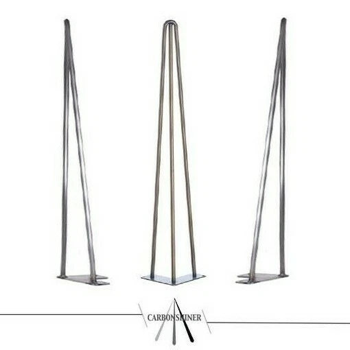 Premium Hairpin Table Legs Set of 4 + FREE Screws & Protector - No.1 Specialist - Image 3 of 4