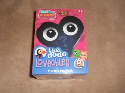 NEW, The Dodo Loveables Mystery Pet Plush Series - 1 Single Pack