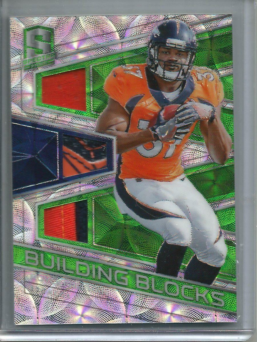 Royce Freeman 2018 Panini Spectra Game Used Jersey Patch Rookie #04/25
