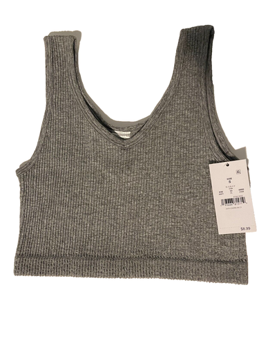 Lot 2 Delta Galil (Maidenform) Size Small Ribbed Crop Tank Tops Brami Bralette - Picture 10 of 11