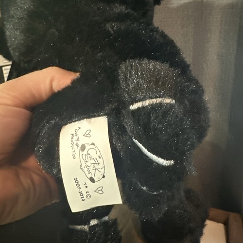 Hypno Cat Plush Black Gothic by Gus Fink New With Tags HypnoCat Plushie 14” - Picture 7 of 10