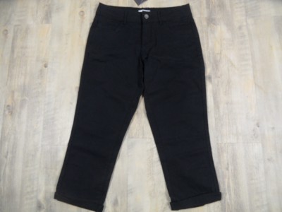 Promod beautiful slim fit 3/4 jeans black size 36 New