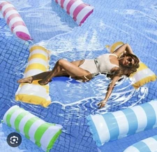 4 Pack Shingle Inflatable Pool Floats Adult Floats