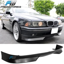 Fits 01-03 BMW E39 5-Series Mtec Style Front Bumper Lip Spoiler PU