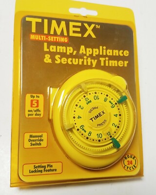Vintage TIMEX Multi Setting Lamp Appliance & Secutity Timer MODEL #12-870