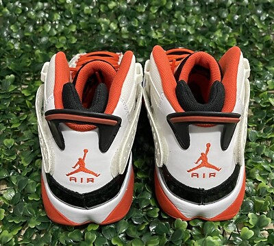 Nike Jordan Six 6 Rings Black/Team Orange GS SZ 7Y Wom Sz 8.5