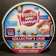 ZURU Foodie Mini Brands Walmart Exclusive Collector's Case Exclusive Minis NEW