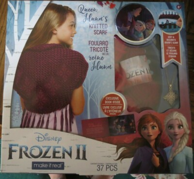 Disney Frozen Queen Iduna's Knitted Scarf/Shawl Make It Real