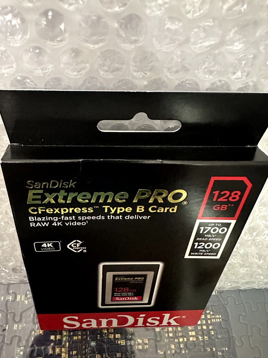 New SanDisk Extreme Pro 128GB CFexpress Card Fast Speed 1700MB/s