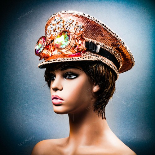 Captain Hat Military Rave Hat | eBay