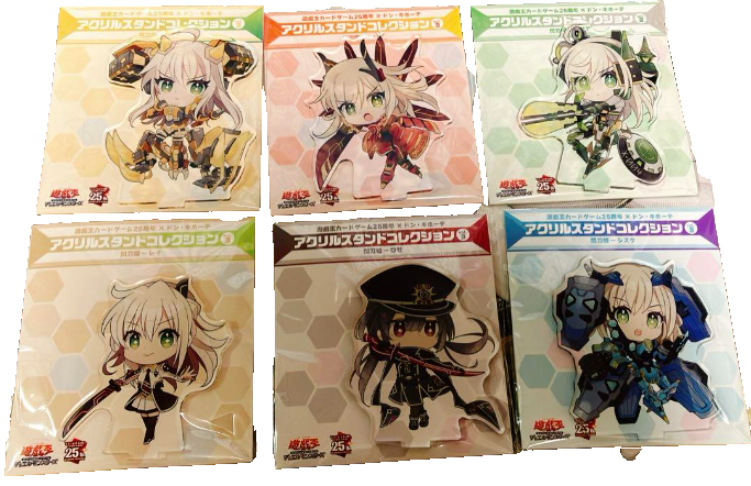 Yu-Gi-Oh 25th Acrylic Stand Collection Sky Striker Ace set KONAMI