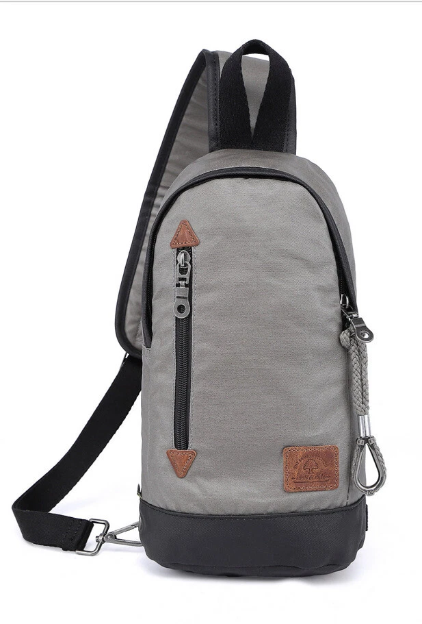 Tsd Brand Urban Light Coated Canvas Sling Bag Backpack eBay