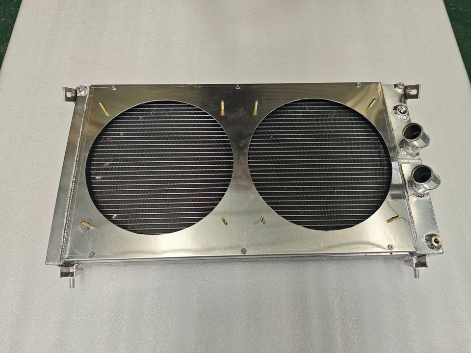 CXRacing Aluminum Radiator + Shroud + 12 Fans For 02-07 SUBARU WRX Sti 2.5L MT