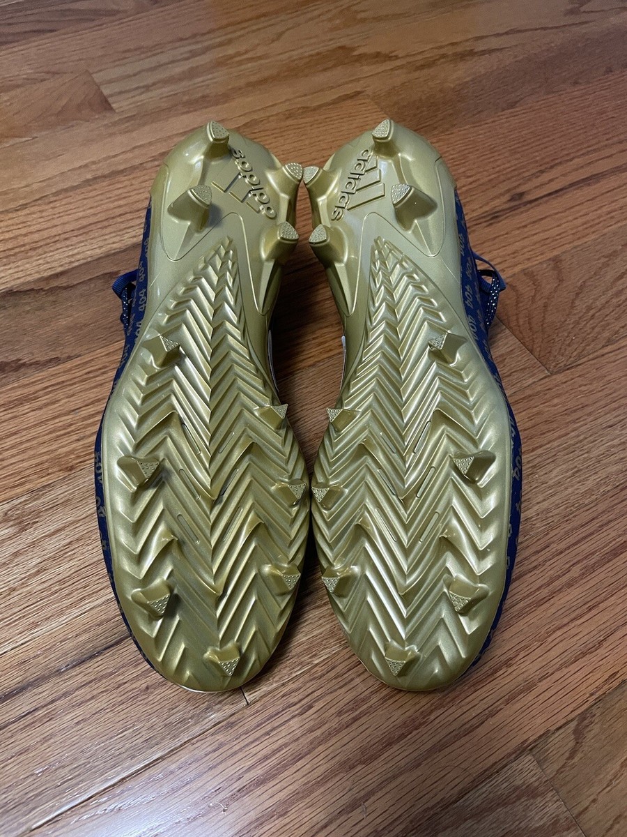Adidas 404 Georgia Tech Men\'s Size 13.5 Football New Cleats Navy Gold GY5664 Adidas 404 Georgia Tech Men main image 3